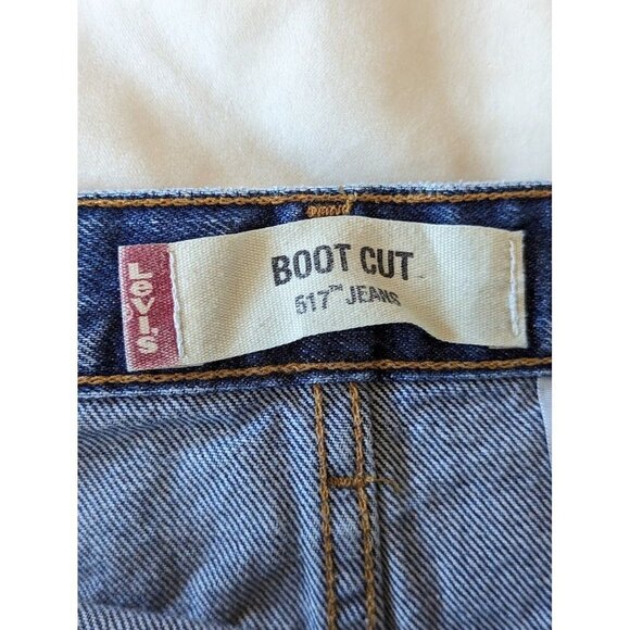 Levi's 517 Bootcut Jeans Mens 38 x 34 Medium Wash Denim Western - Picture 5 of 6